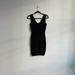 BLACK BODYCON DRESS